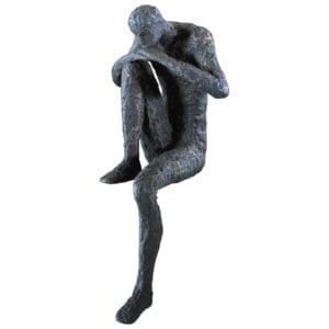 Thinking Man Shelf Decor | Old World