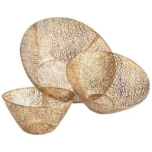 Sydne Bowls | Antique Gold