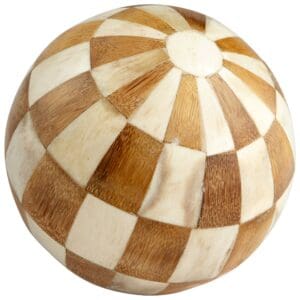 Hopscotch Sphere | Natural And Brown