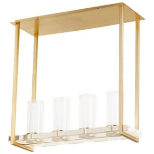 Orion Pendant | Aged Brass - Small
