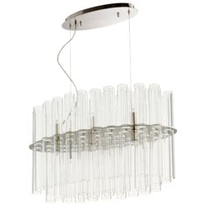 Beaker Pendant 12-Light | Polished Nickel