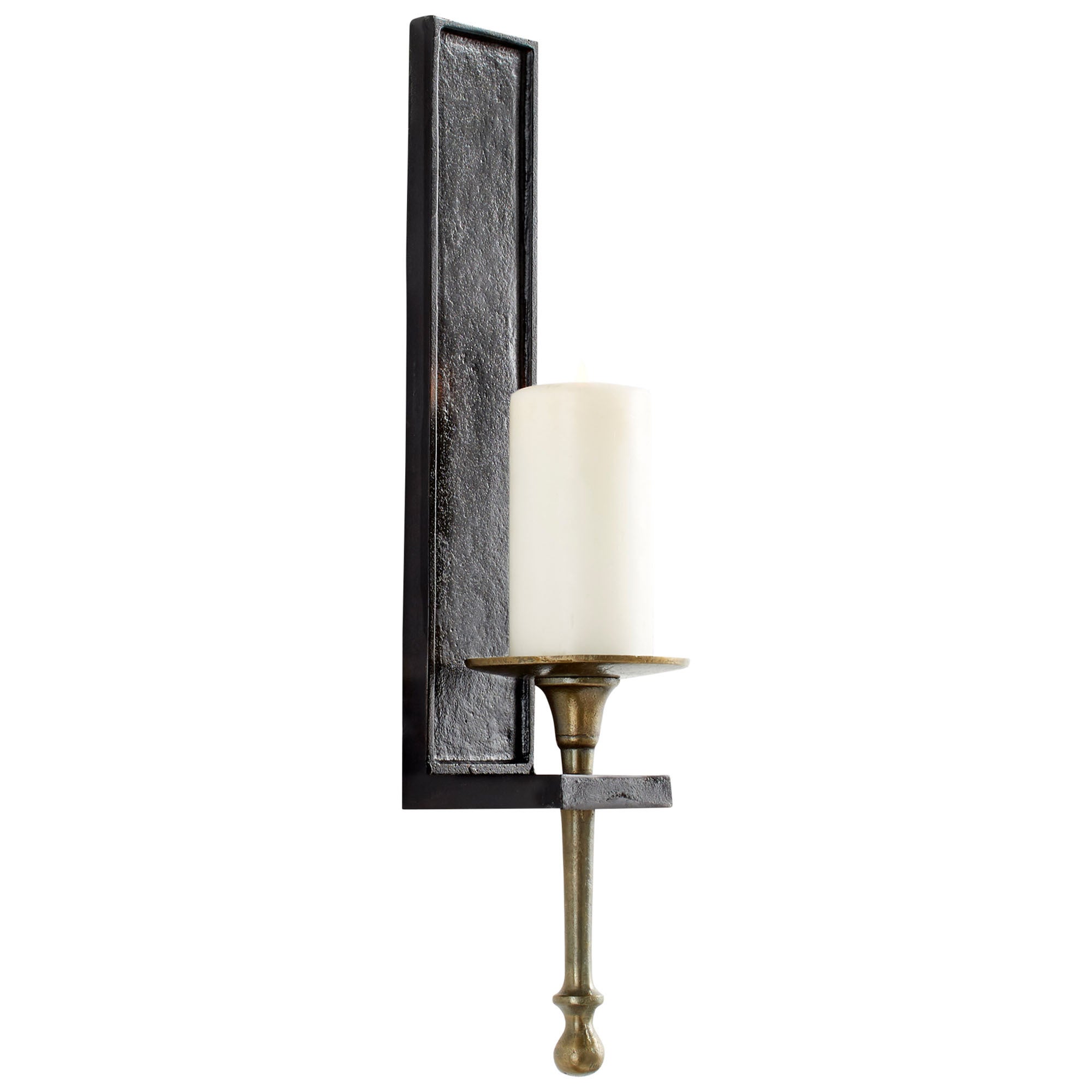 Santiago Candleholder | Antique Brass