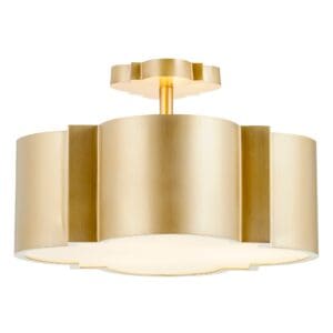 Wyatt Dual Mount 3-Light | Aged Brass
