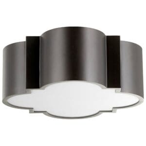 Wyatt Ceiling Mount 2-Light | Black
