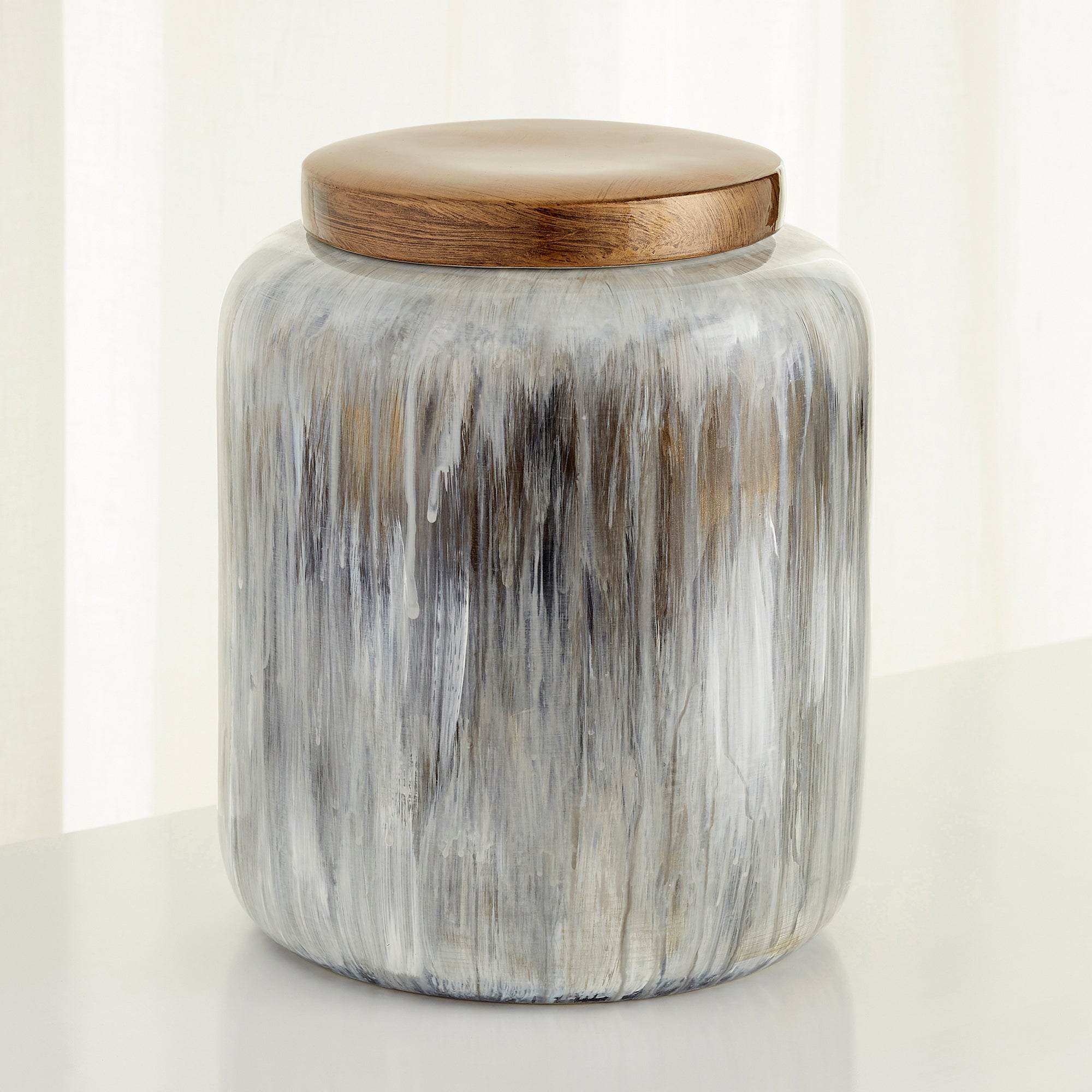 Spirit Drip Container | Olive Glaze - Large - Image 5