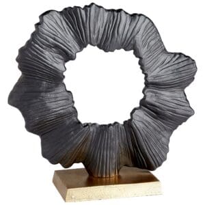 Acadia Sculpture | Aged Brass And Black
