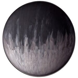 Dual Tone Plate | Matte And Black Pearl - Small