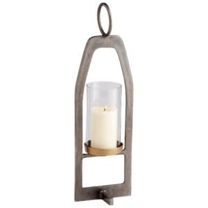 Hubert Candleholder | Bronze And Brass - Small