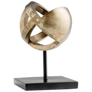Grotto Sculpture Designed by J Kent Martin | Antique Brass And Black - Small