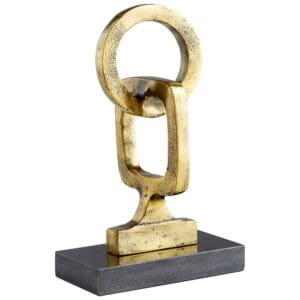 Accession Sculpture Designed by J Kent Martin | Gold And Black
