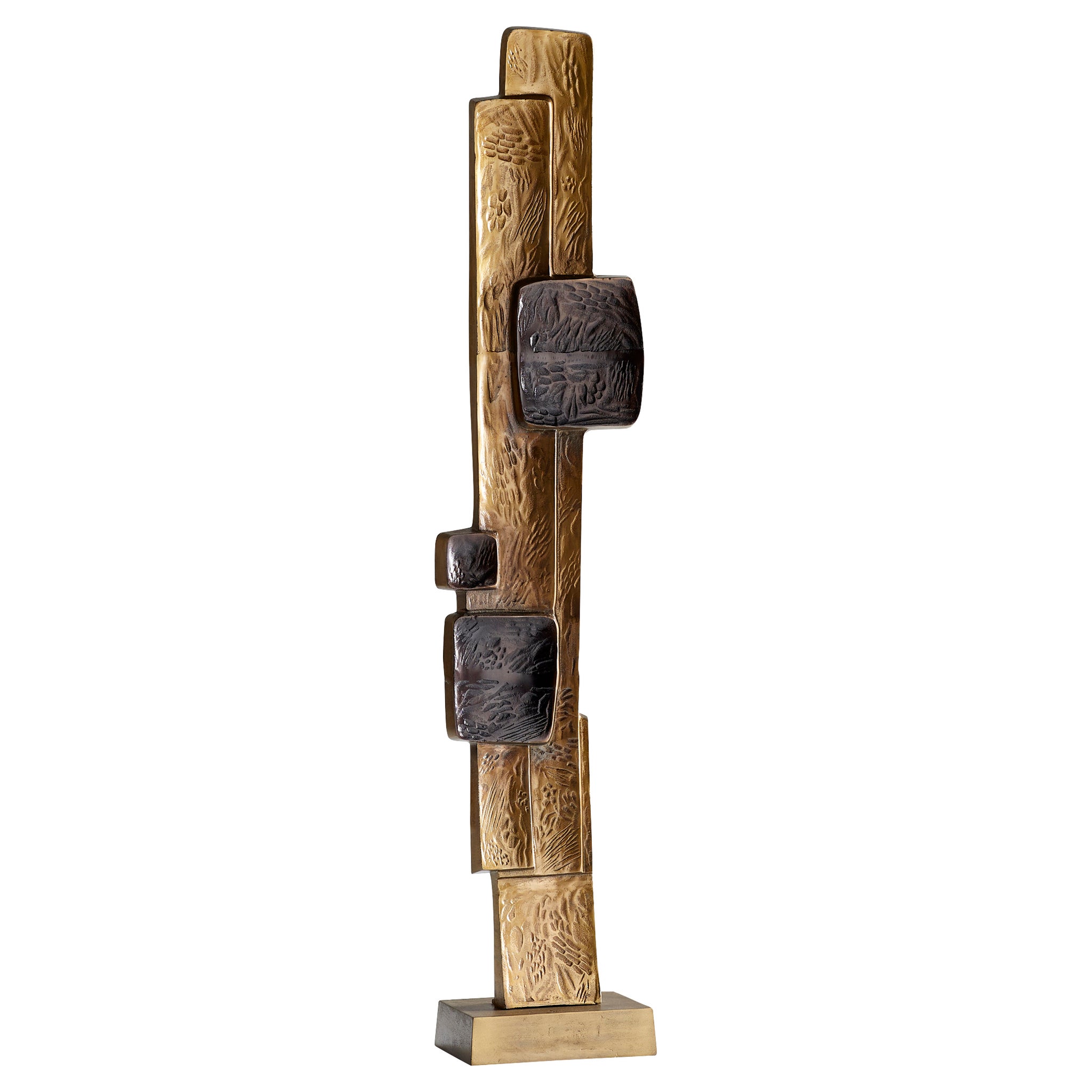 Yayoi Sculpture | Gold And Black