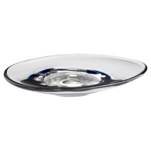 Silicone Nova Plate | Clear And Cobalt