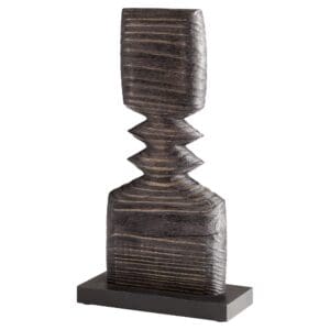 Dark Square Sculpture | Black
