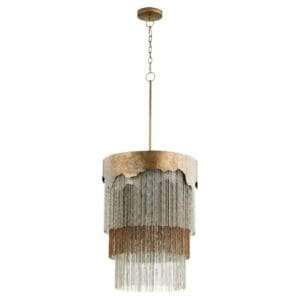 New World Pendant | Silver And Bronze