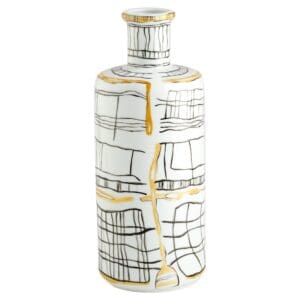 Lindus Vase | Black & White - Small