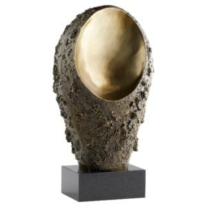 Delos Sculpture | Aged Brass