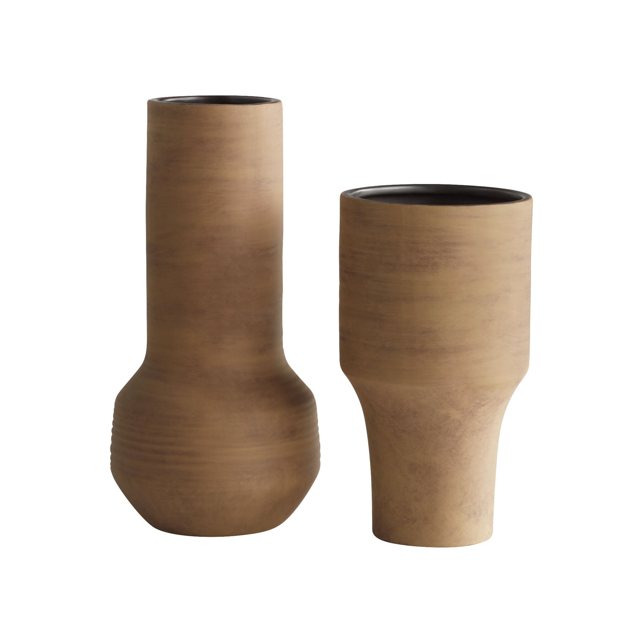 Amphora Vase | Unglazed Brown - Large - Image 3