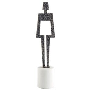 Beatrice Sculpture Designed by J Kent Martin |  White & Black