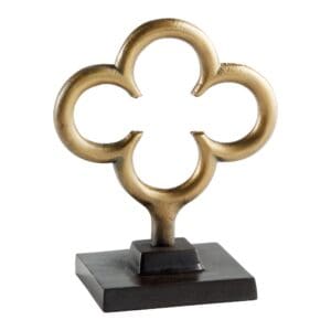 Folium Sculpture Designed by J Kent Martin |  Gold - Small