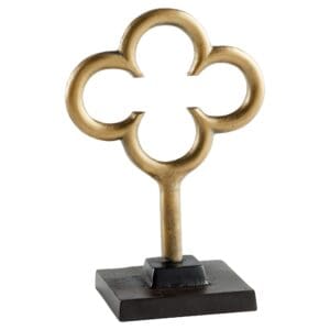 Folium Sculpture Designed by J Kent Martin |  Gold - Large