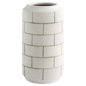 Mason Vase Designed by J Kent Martin | Off-White Speckled - Small