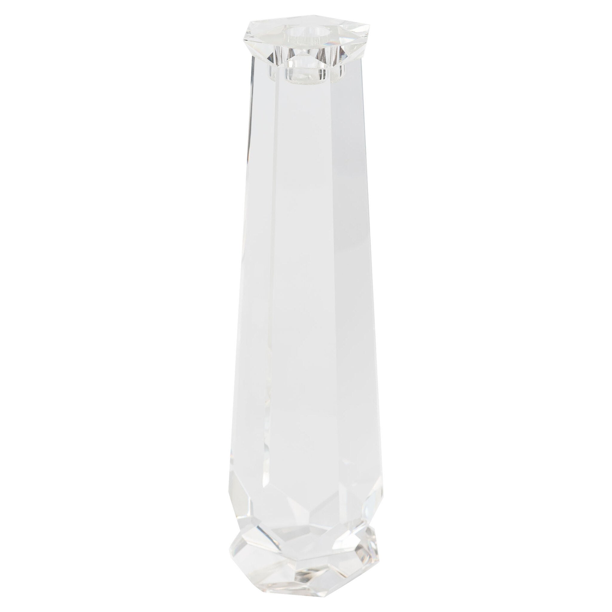 Faceted Candleholder Designed by Thom Filicia | Clear - Tall - Image 2