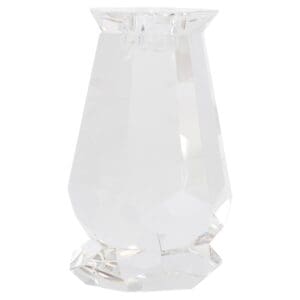 Faceted Candleholder Designed by Thom Filicia | Clear - Short