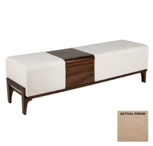 Noah Bench | Camel Chenille
