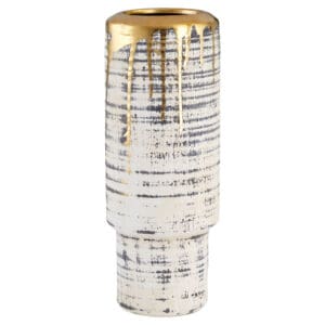 Athenian Vase | Beige | Black - Large