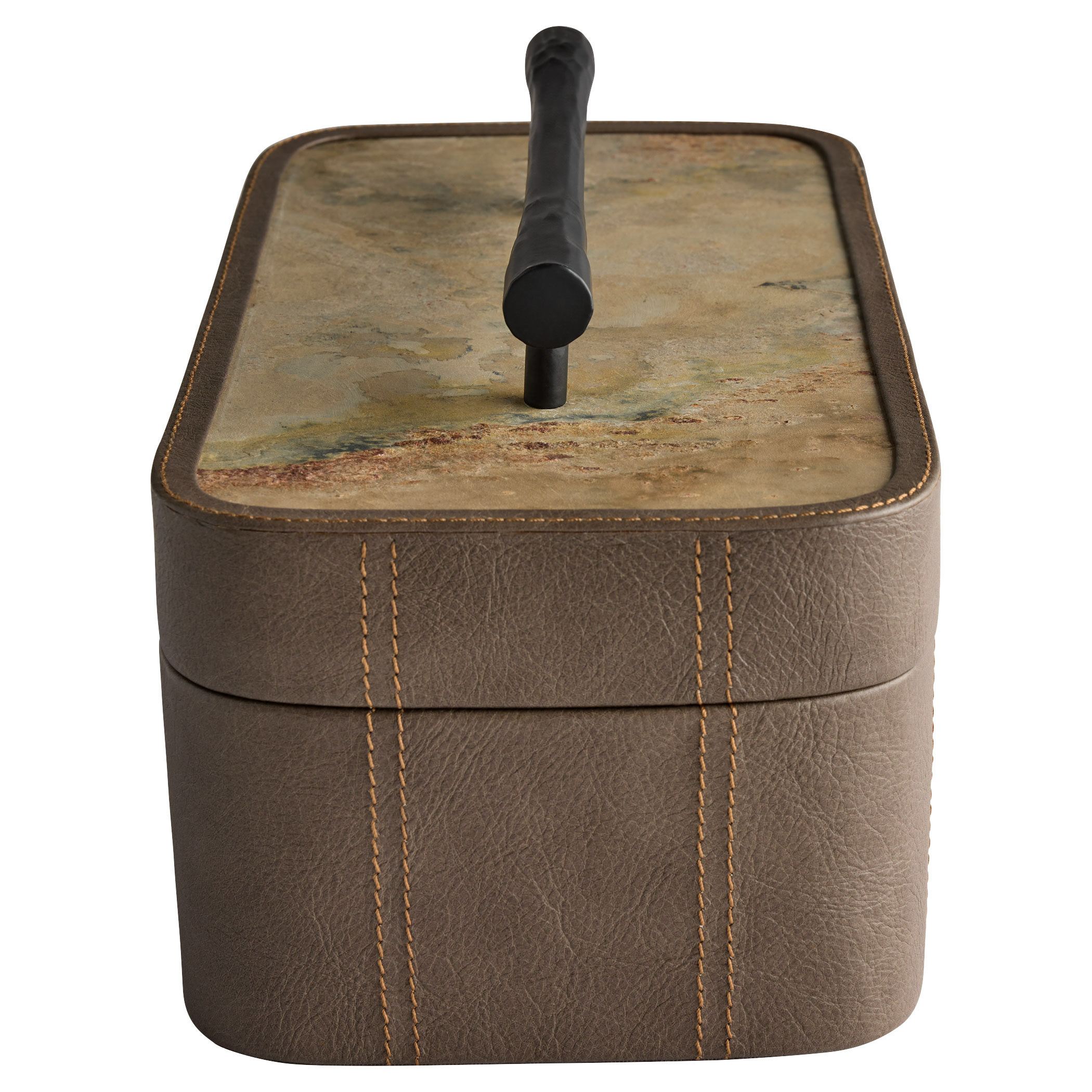 Tesoro Box Designed by J Kent Martin | Smoke Grey | Slate Veneer | Matte Black - Image 3